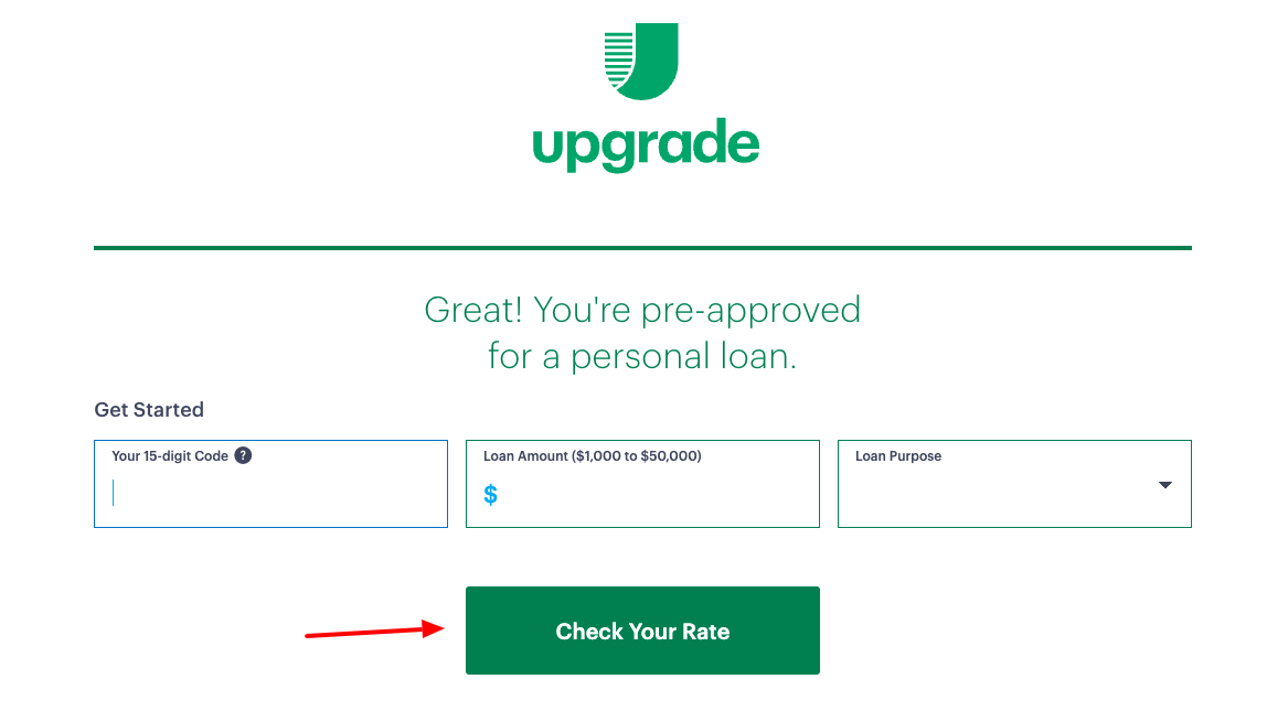 savewithupgrade.com - How to Access Upgrade Personal Loan Offer Online - 