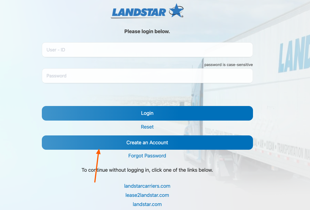landstar online login