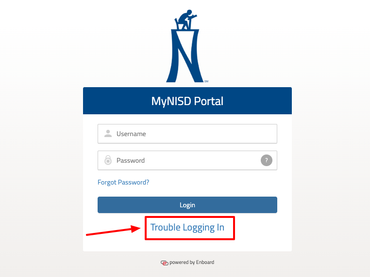 mynisd portal login account reset