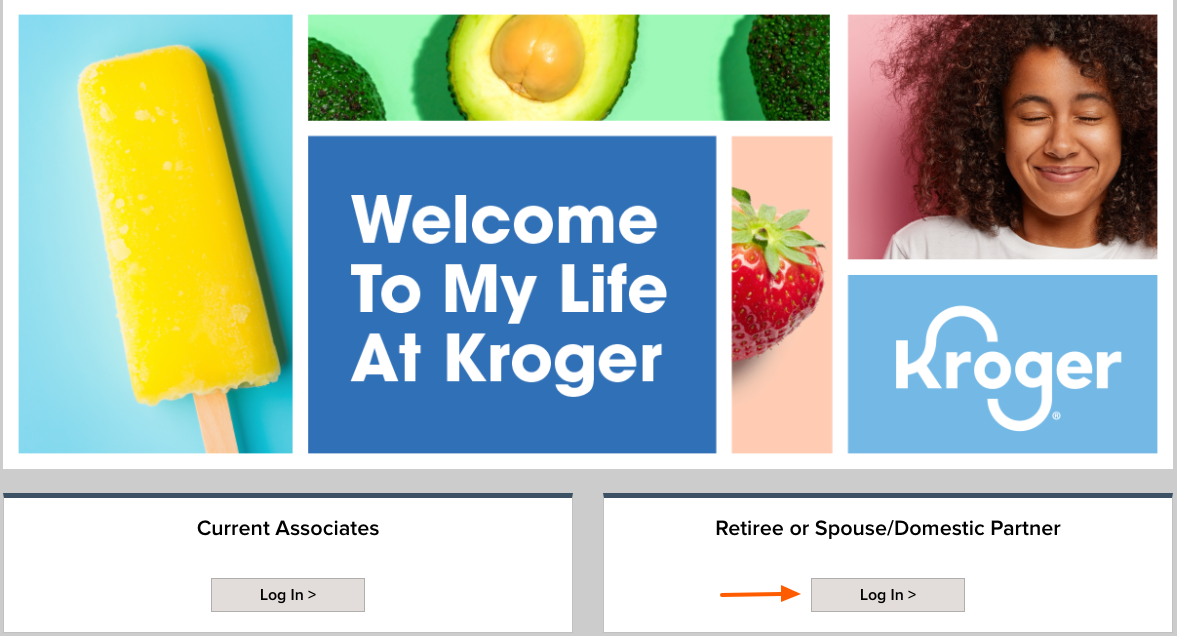 MyLifeKroger Spouse:Domestic login page