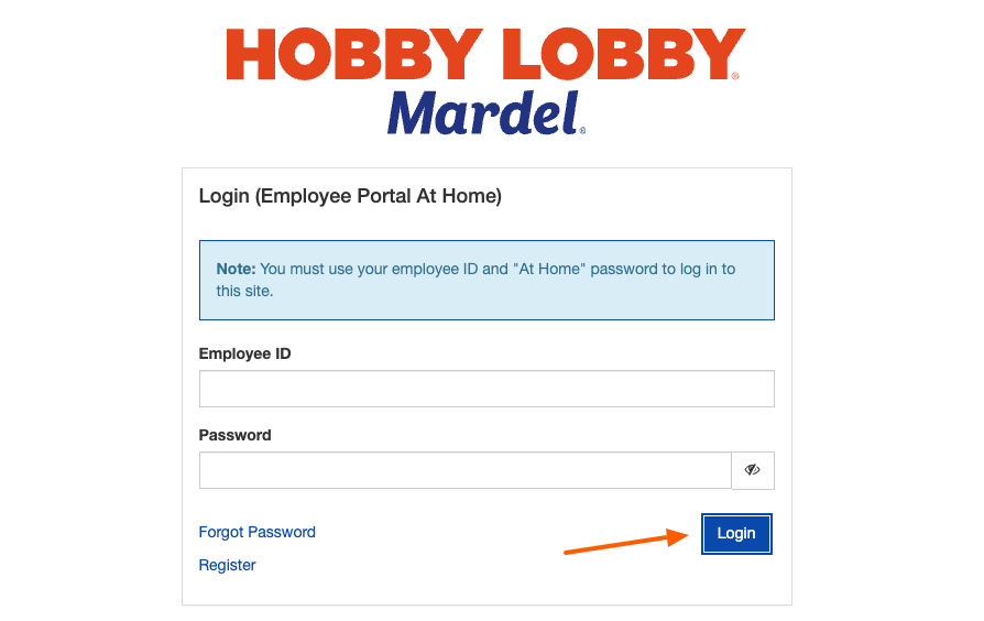 hobby lobby employee login