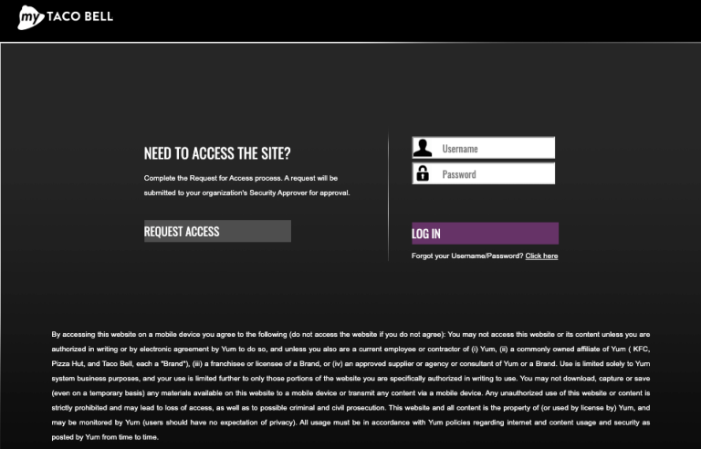 How to Access MyTacoBell Account at mytacobell.yum.com