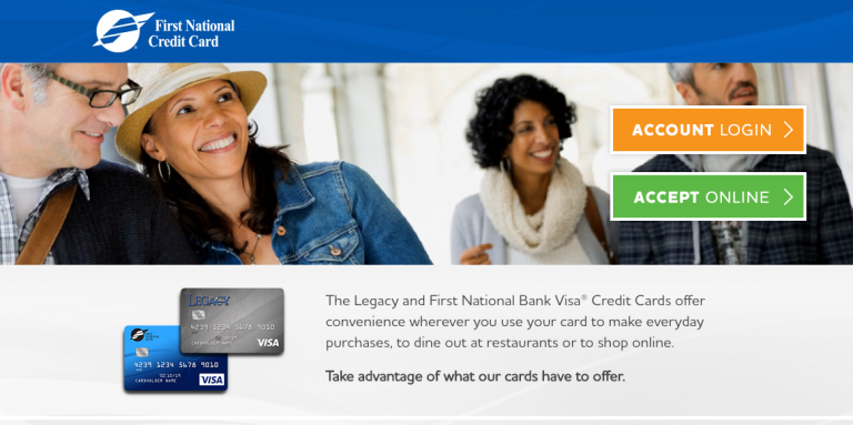 First National Credit Card Login at firstnationalcc.com