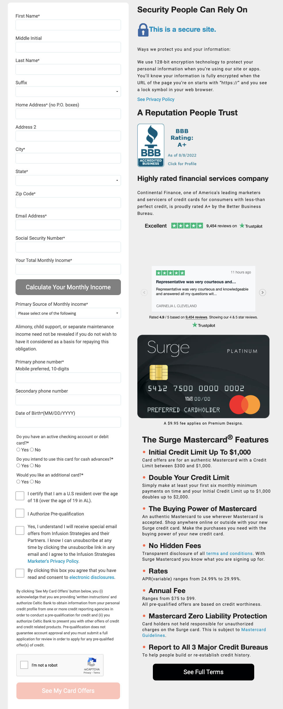 Surge-Mastercard-pre-qualified-offer