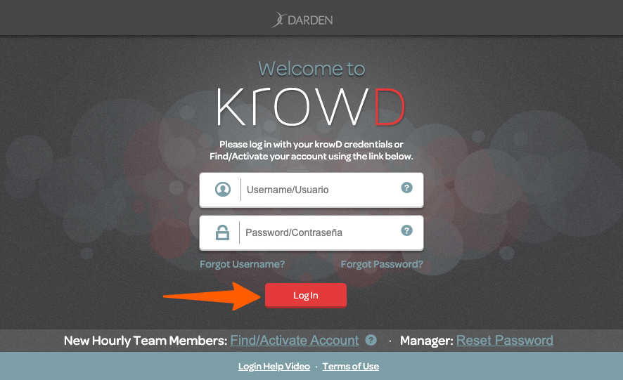 krowd darden login