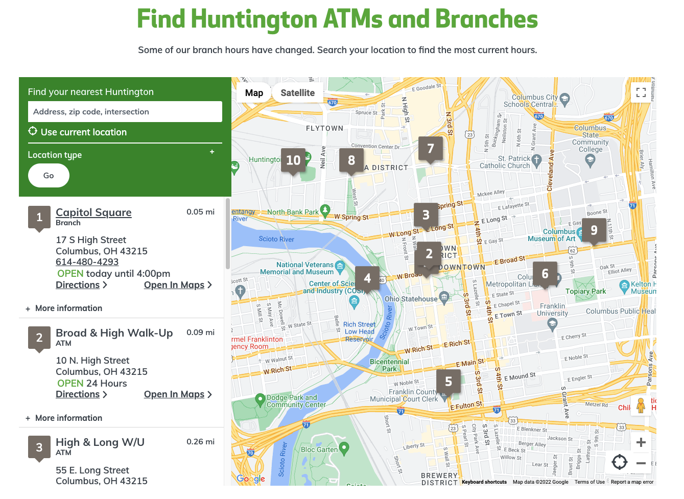 Find Huntington Bank Branch Locations ATMs Near Me Huntington Bank