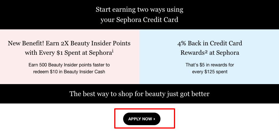 Sephora-Credit-Card apply