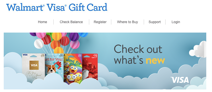 Check Your Walmart Gift Card Balance at walmartgift.com