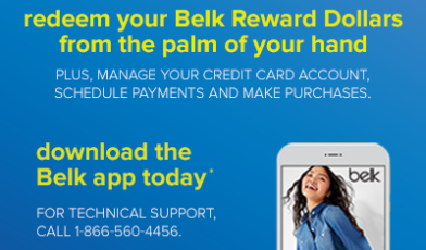 belk credit card