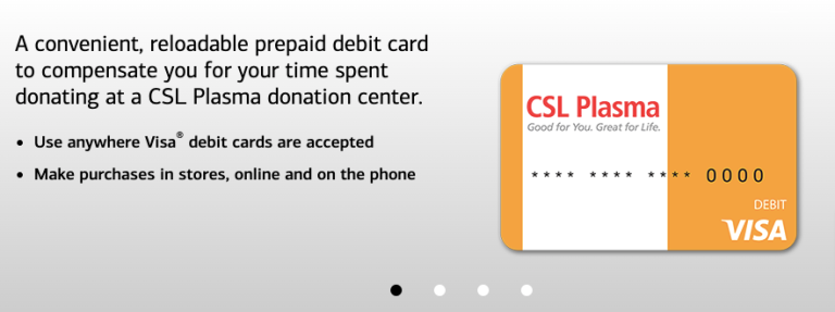 Activate Your CSL Plasma Debit Card Online at visaprepaidprocessing.com