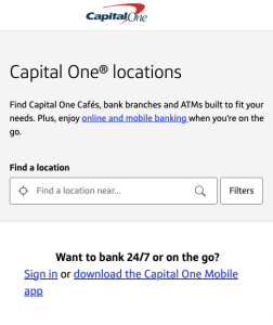 Capital One Bank Near Me : Find Capital One Branch Locations and ATMs Nearby
