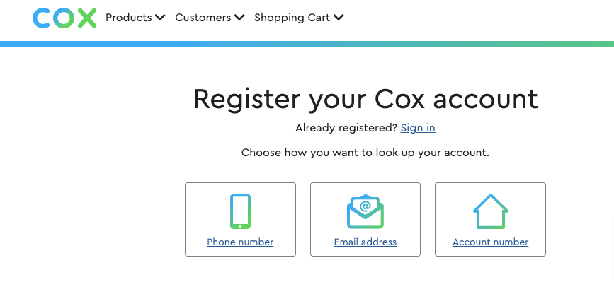 Register-your-Cox-account