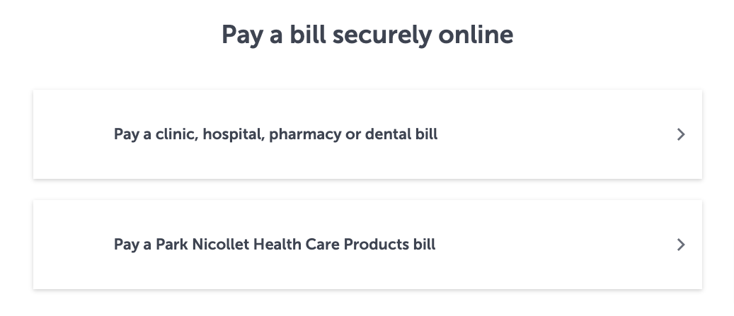 Pay-a-HealthPartners bill