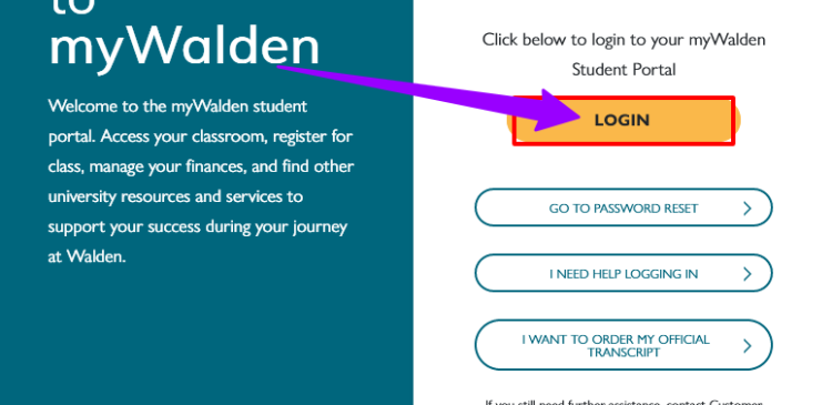 Access Walden Student Portal