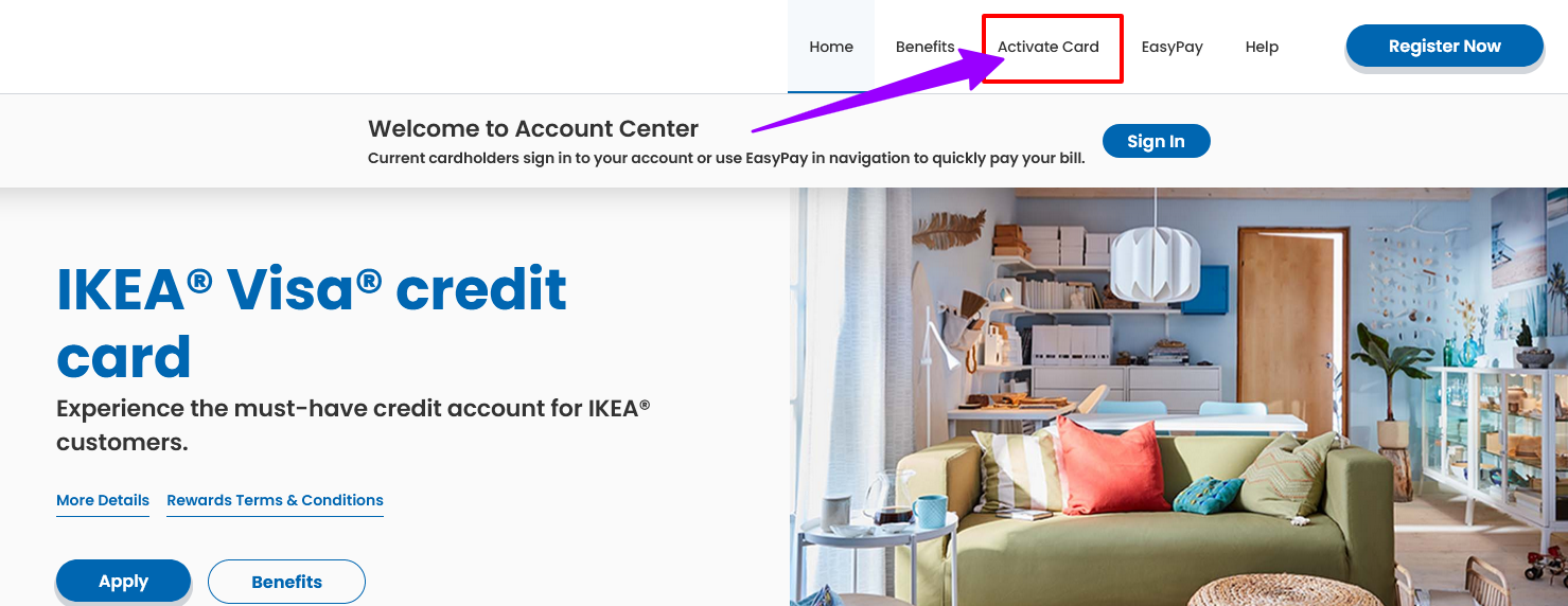 How to Activate IKEA Credit Card
