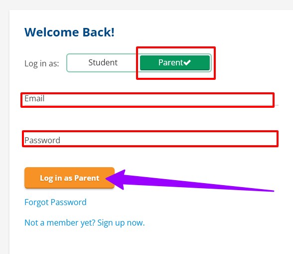 How to Login Parents in Time4Learning online