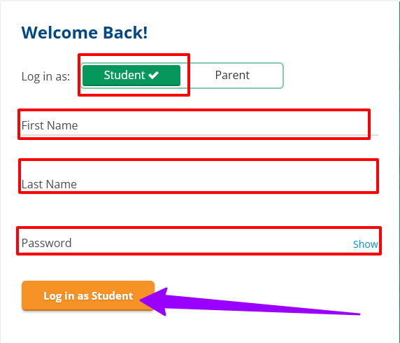 How to Login to Students account in Time4Learning 