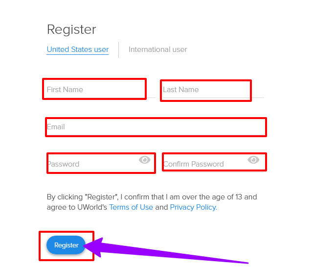 How to Register for UWorld Account