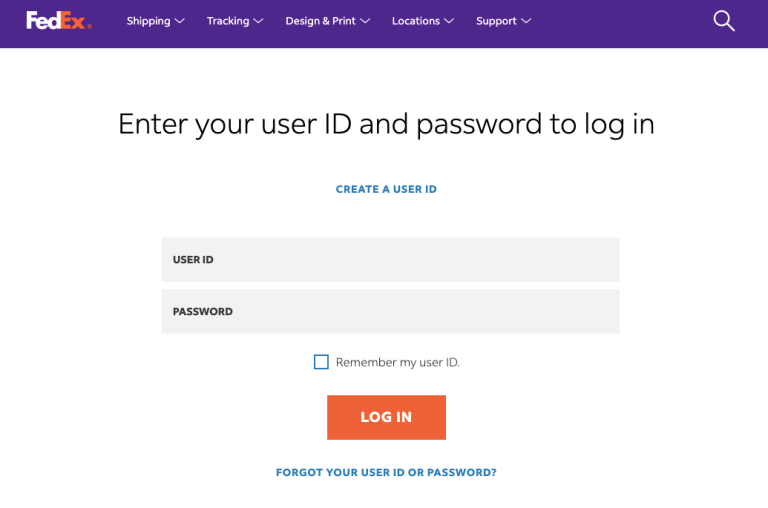How to Access the FedEx Login Portal at www.fedex.com