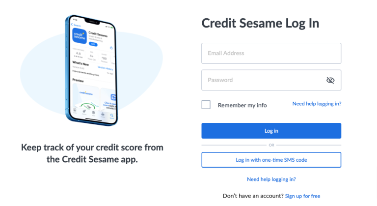 How to Access Your Credit Sesame Login at creditsesame.com