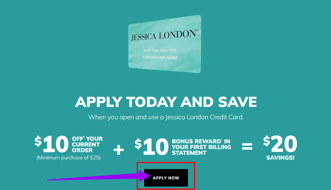 How to Apply for Jessica London Credit Card online