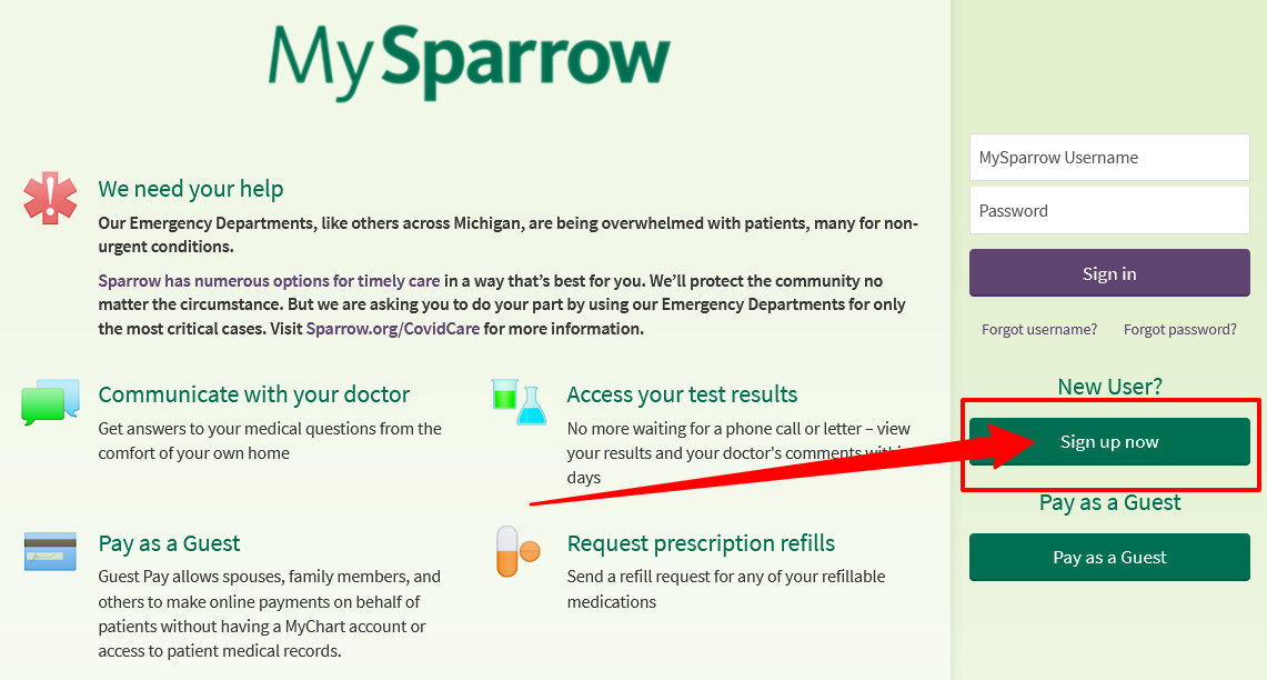 How to Sign Up for MySparrow Account