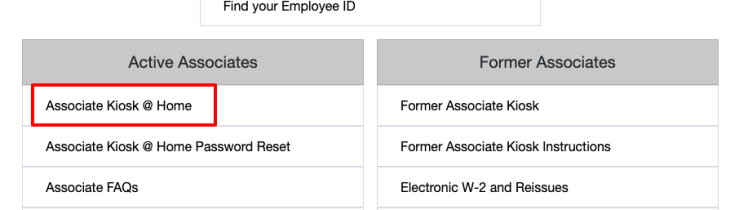 JCPenney Kiosk Login