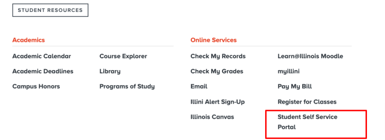 How to Access the UIUC Self Service Login Portal at illinois.edu