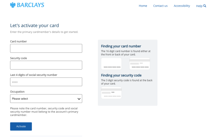 How To Activate Your Barclaycard Credit Card