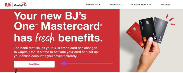 BJ’s Credit Card Login and Bill Payment at bjs.capitalone.com