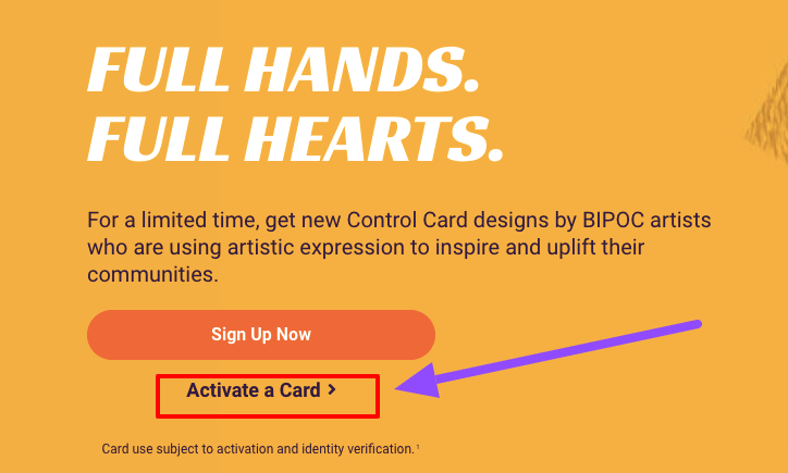 Control Prepaid Mastercard Activation