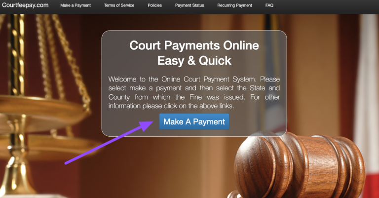 How to Make the Court Payments Online at courtfeepay.com