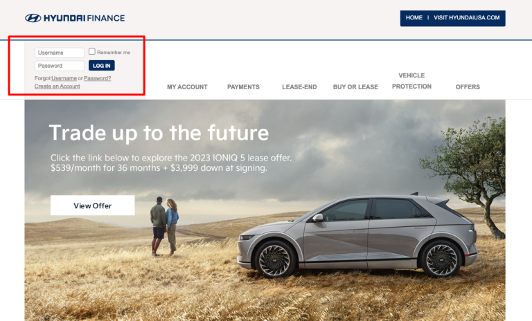 Hyundai Motor Finance Login Guide at HMFUSA.com
