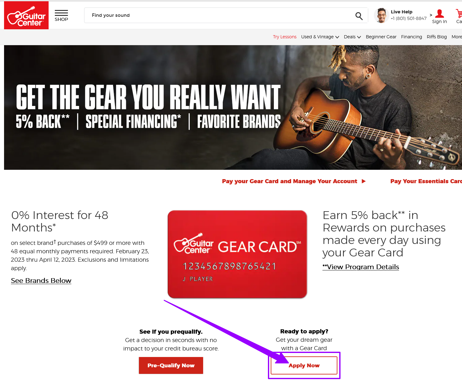 How to Apply for Guitar Center Credit Card