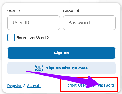 How to recover Passward from Citi Bank Online Banking