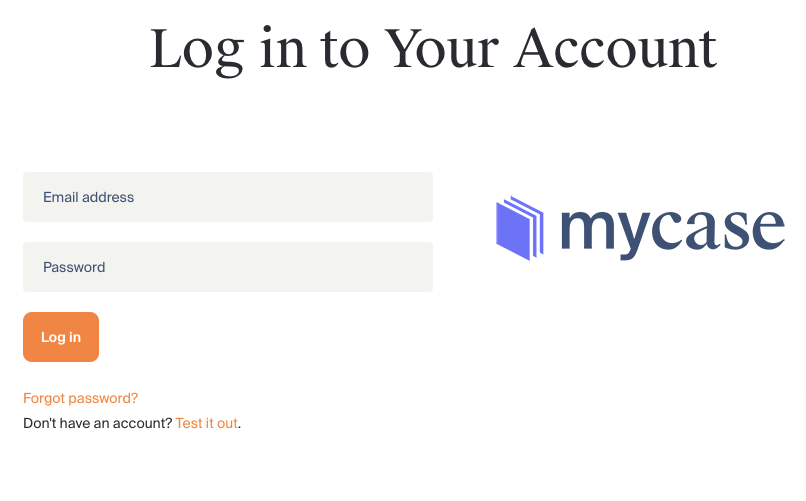 MyCase Login