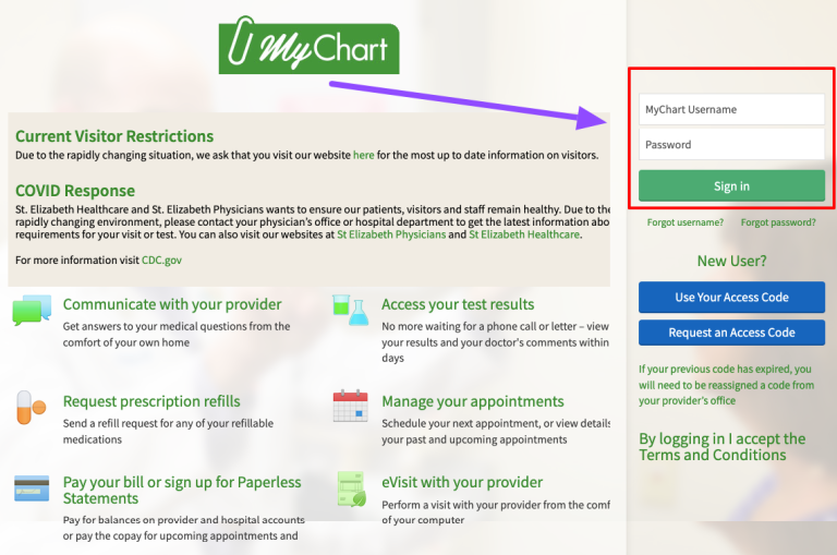 St Elizabeth MyChart Login Guide at mychart.stelizabeth.com