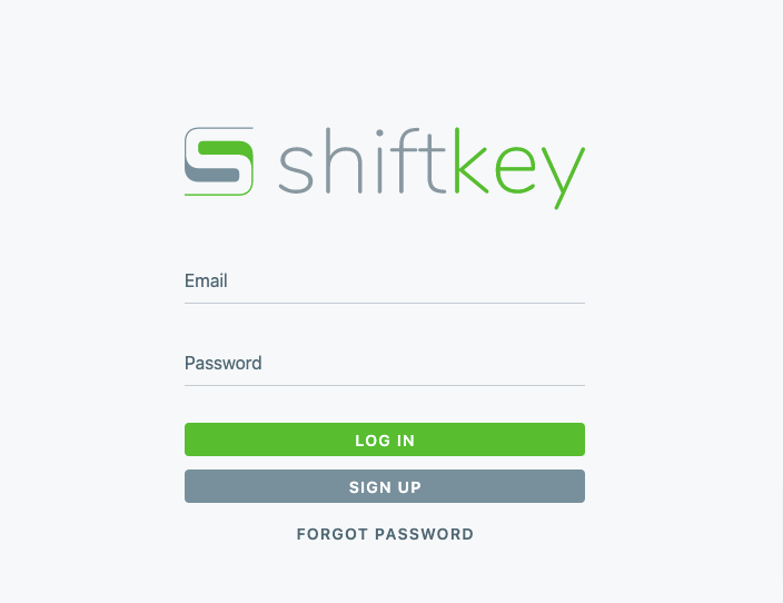 ShiftKey Login