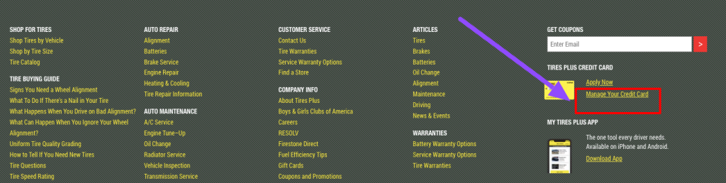 How to Access CFNA Tires Plus Credit Card Login