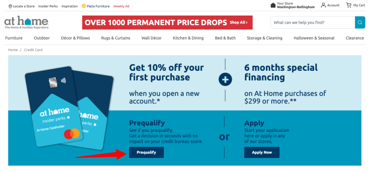 How to Login your At Home Credit Card Account at athome.syf.com