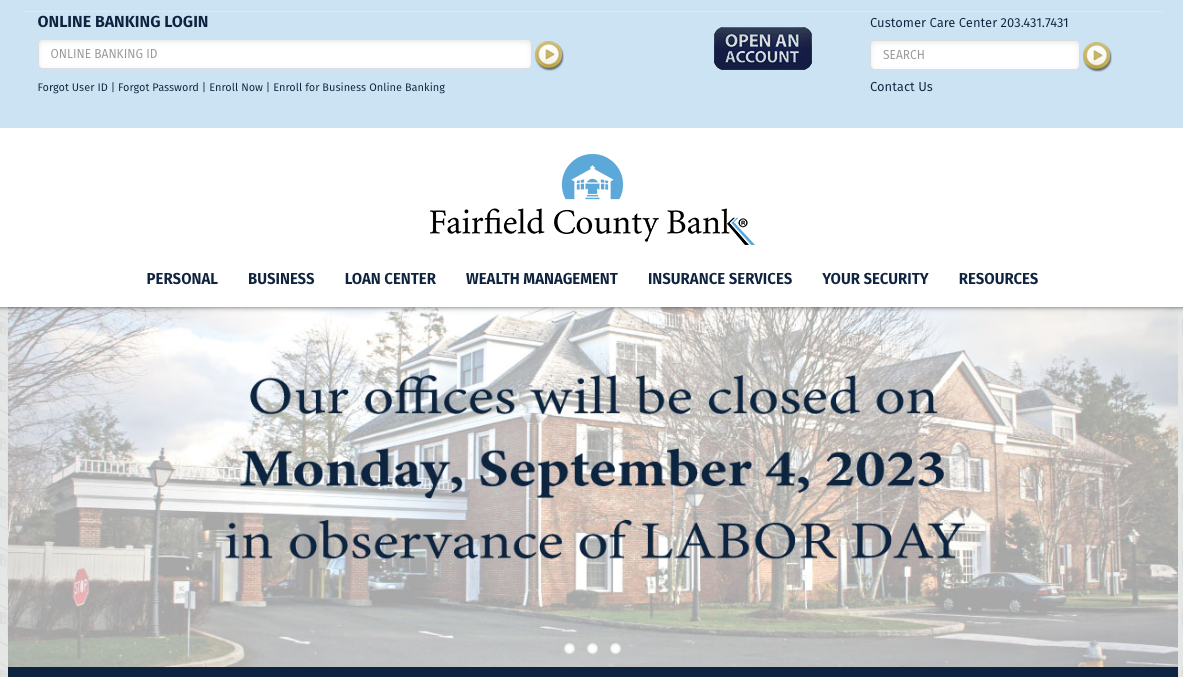 Fairfield County Bank Login Guide