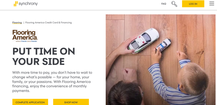 Flooring America Credit Card Login