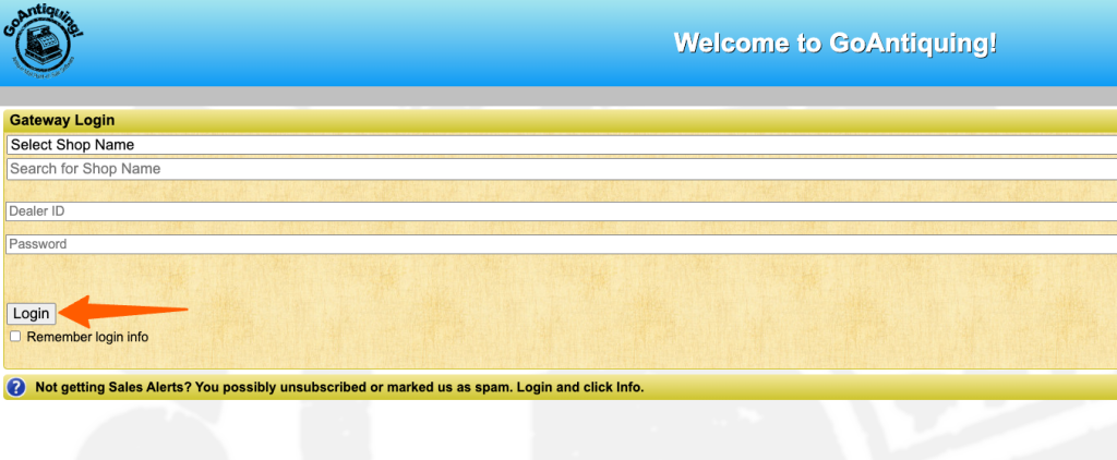 How to Manage your Go Antiquing Dealer Login Account Online