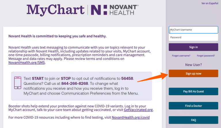 Manage your Novant MyChart Login Account
