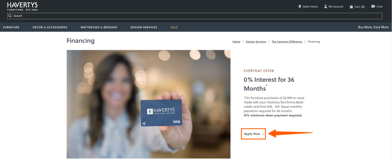How to Access Havertys Credit Card Login Account
