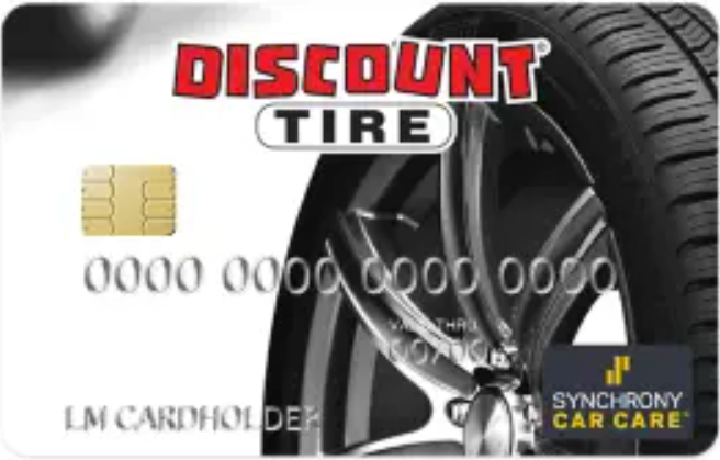 discount tire credit card login process