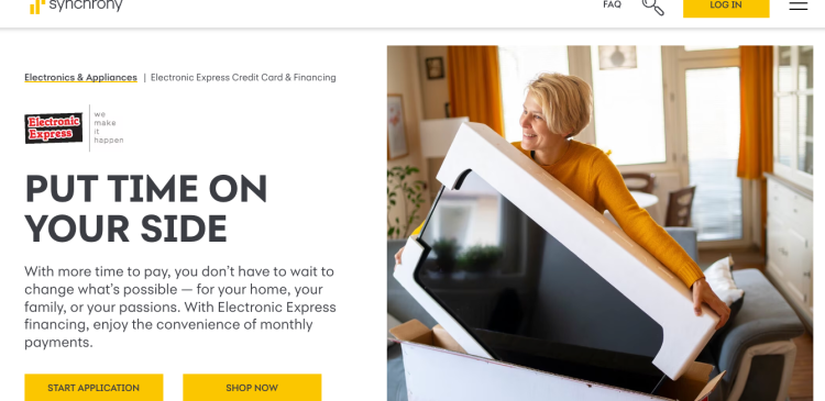 electronic express credit card login