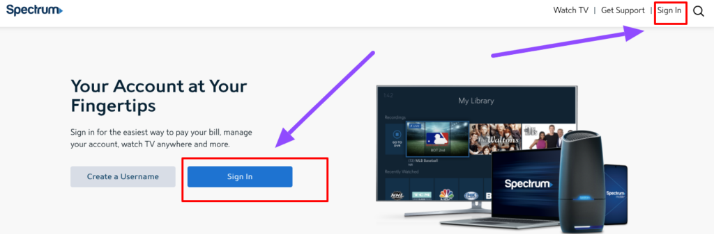 Spectrum-Account-Sign